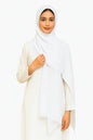 White - Crimp Lawn Hijab