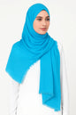 Pool Blue - Crimp Lawn Hijab