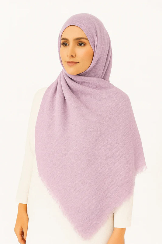 Lilac - Crimp Lawn Hijab